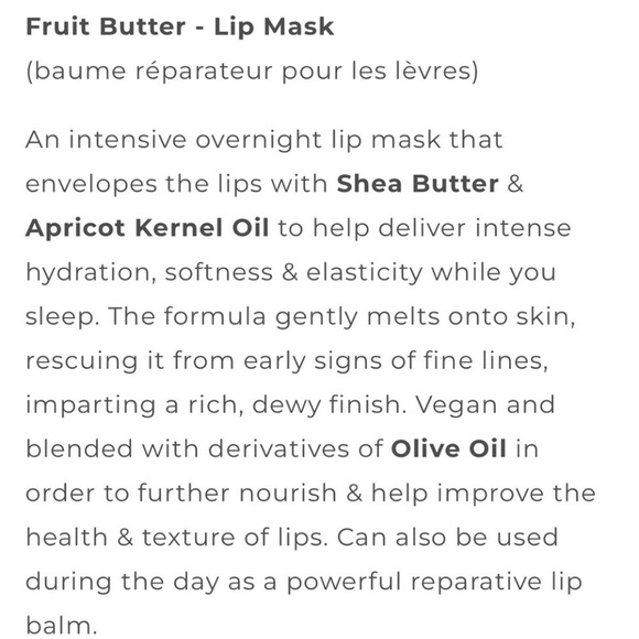 Seraphine Botanicals Lip Fruit Butter Lip Mask - Picture 4 of 8